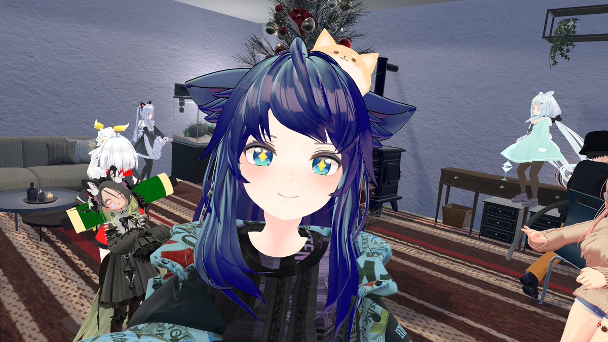 mmochamofu's tweet photo. 色々な方の独創的なアイデアをいくつも見れて楽しかった〜🐕
各々が作ったワールドの中でどういう発想でコレを置いた、こういうコンセプトにしたかったなどのエピソードを一つ一つ細かく聞けてとても素敵な時間でした！

#OneRoomMaker https://t.co/nkXg6FTYmw