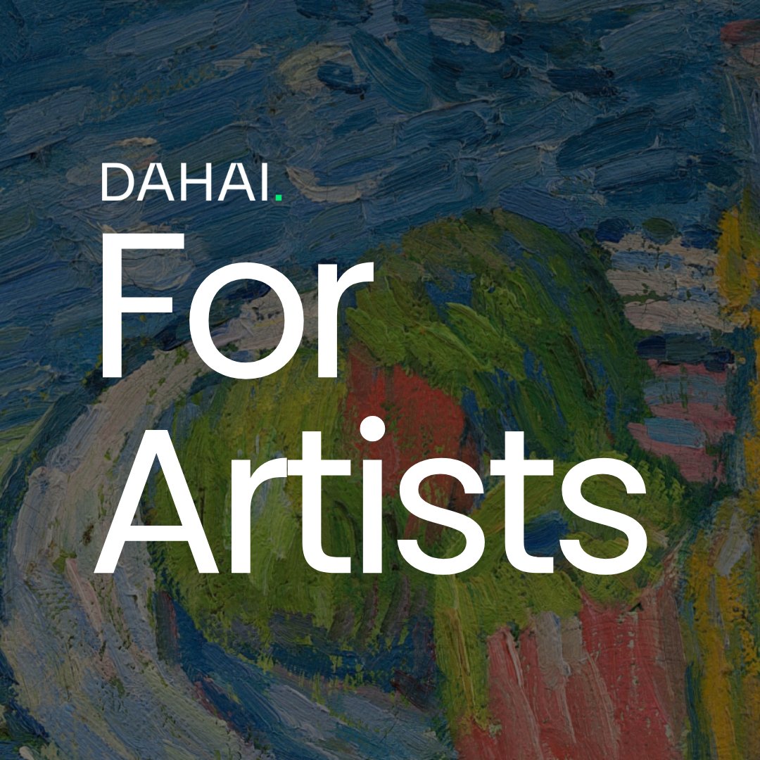 Exhibit your artwork on a fully curated platform with Dahai.

Learn more and get your free access at 👇⚡️
dahai.art/dahai-for-arti…
