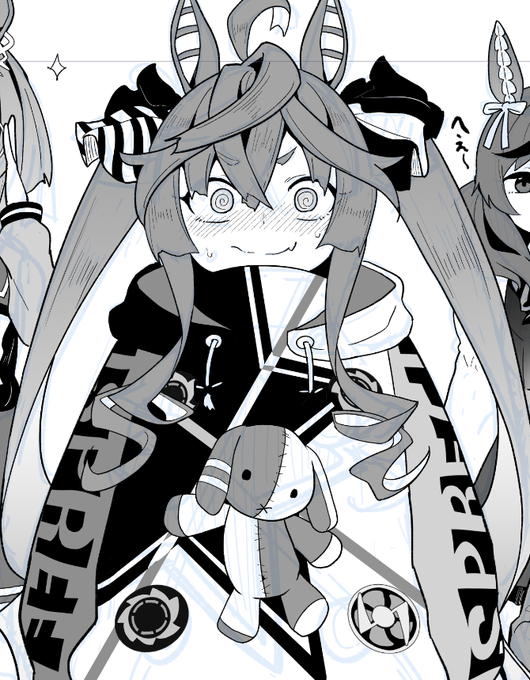 漫画で描くと衣装えぐい…っ 