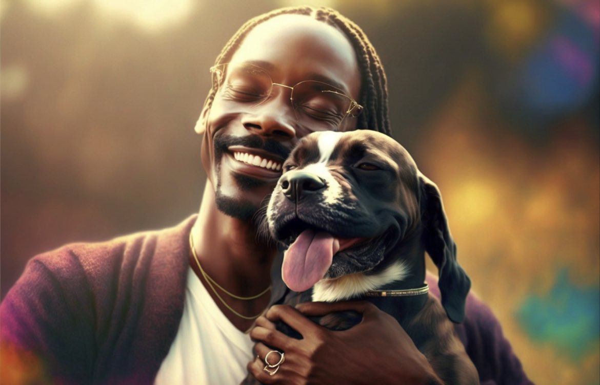 Snoop Dogg having the absolute best day of his life