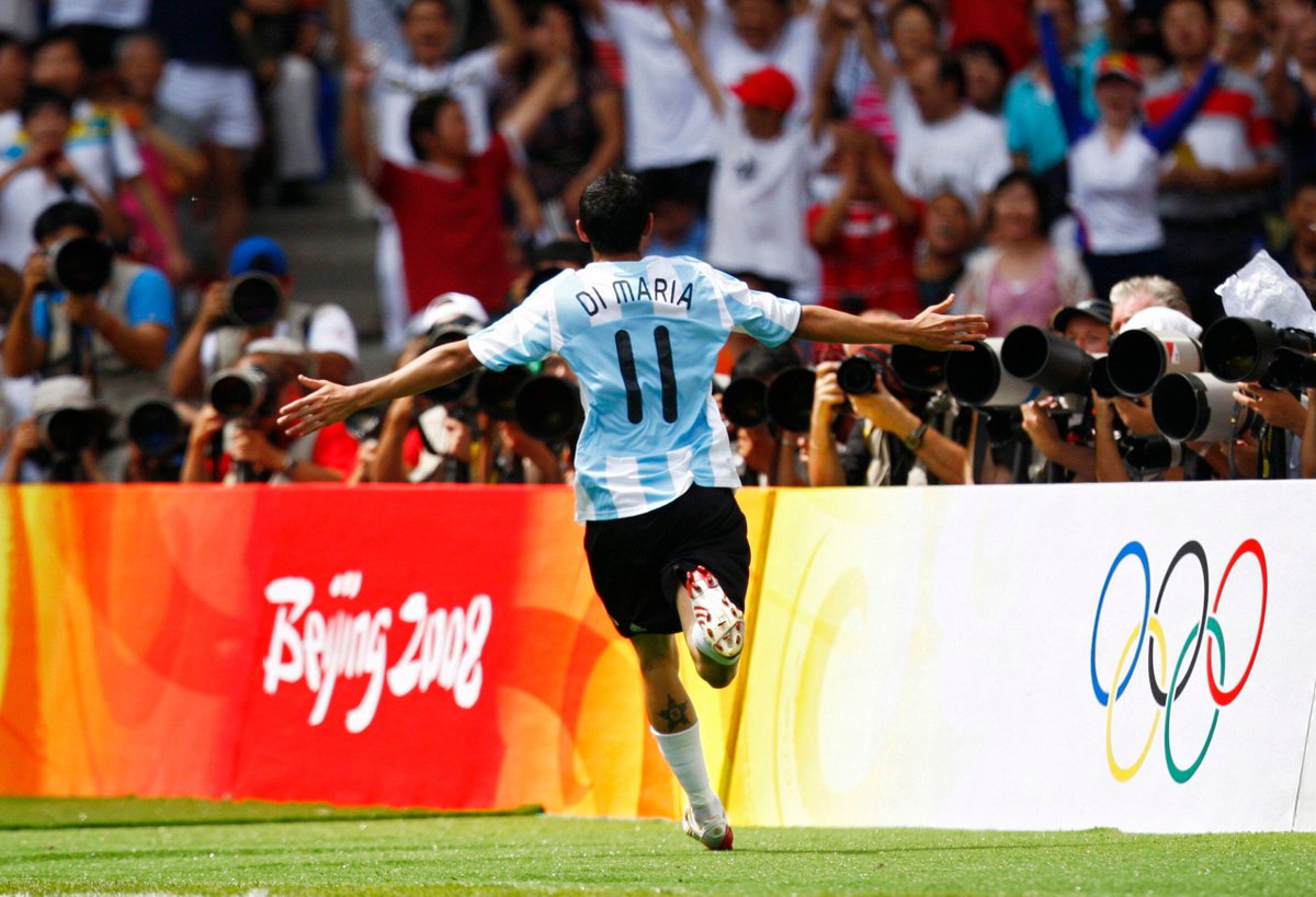 Squawka's tweet photo. Ángel Di Maria is first Argentina player to score in a Copa América final and a World Cup final. 🫶

And he's also scored in the Olympics final and the Finalissima.

#FIFAWorldCup https://t.co/RXg4081F2h