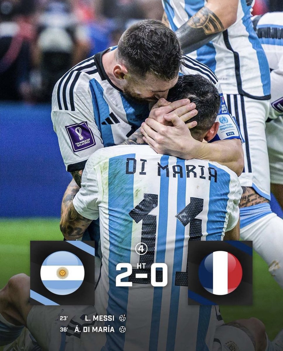 ARGENTINA ARE HALFWAY THERE 🇦🇷🏆