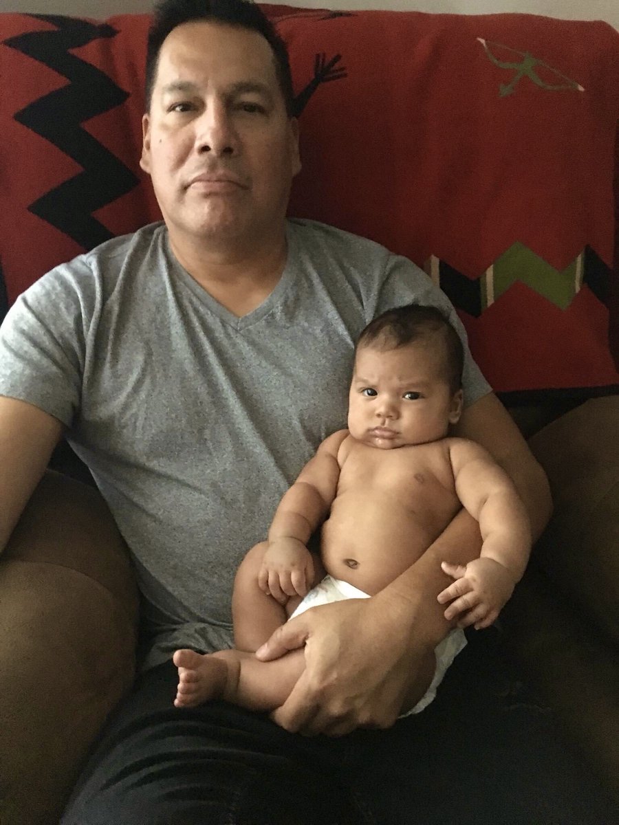 LakotaMan1's tweet image. My little warrior baby. The greatest honor of my life was becoming his tunkasila — grandfather.