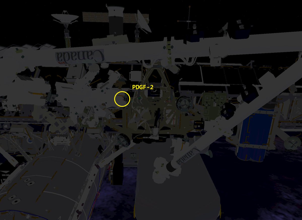 Cng3035's tweet photo. @RaffaeleDiPalma @Apaiss1 DEXTRE is being stowed on MBS PDGF-2 https://t.co/sGHHENJMse