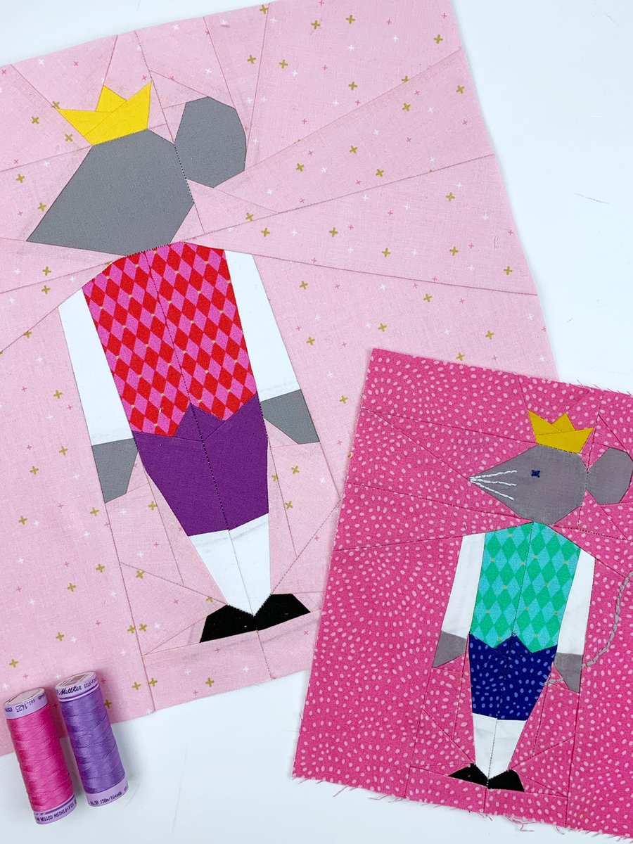 JoeJuneandMae's tweet photo. The mouse king …. From the NUTCRACKER BALLET
https://t.co/hOYJi2NVH4
#pattern #mouseking #nutcracker #quiltpattern #joejuneandmae https://t.co/9xwjbNT4lO