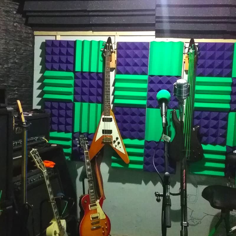 SoundAssured's tweet photo. Jonathan upgraded the sound in his jam room with a combo of purple and kelly green acoustic foam panels.
.
SHOP WEDGE PANELS: https://t.co/rwkpcjIFbG
.
SHOP PYRAMID PANELS: https://t.co/5sBZQ1pekZ
.
#bandpractice #jamroom #jamming #musicians #music #guitar #guitars #bassguitar https://t.co/TbrVhfTwmO