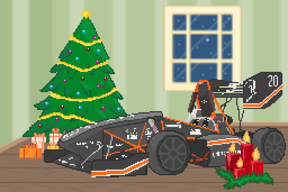 Well, Fenja might not fit under the tree but we think she is the best present anyway 😁

Only 7 days until Christmas,  do you already have all your presents? 👀🎁

#UMDRacing #Advent
