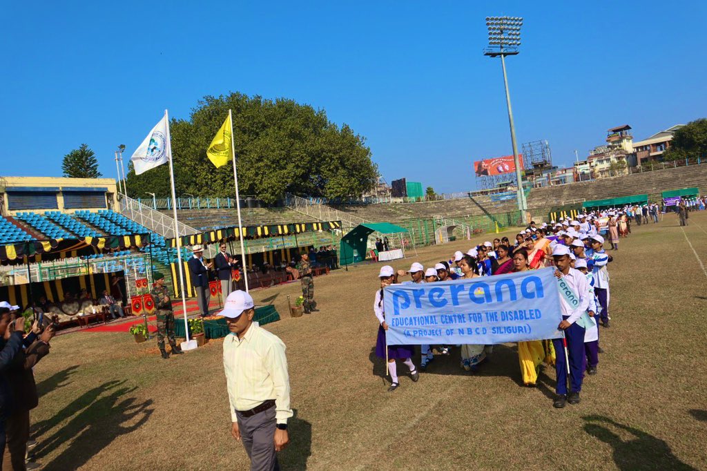 trishakticorps's tweet photo. #WeCare

#TrishaktiCorps facilitates the conduct of #Muskan - 34th Annual Sports Festival of North #Bengal Council for Disabled on 18 Dec 22. A step towards a more inclusive society and to bring #Divyang children into the mainstream.

@adgpi
@easterncomd https://t.co/WamujOsEYl