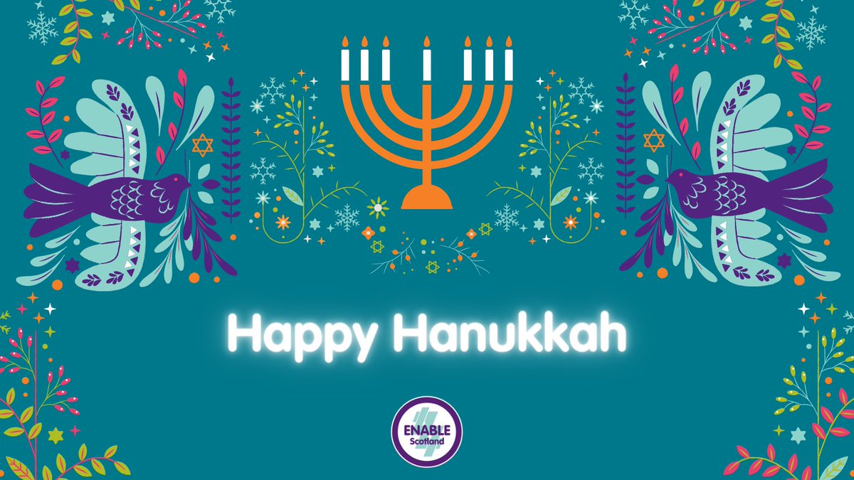 #Hanukkah Sameach to everyone in the #ENABLEFamily who is celebrating the #FestivalOfLights over the next 8 days.

A special thanks to our #frontline #PAs who are helping the people we work for to mark the holiday. #PAModel #SDS #SocialCare #CommittedToCare