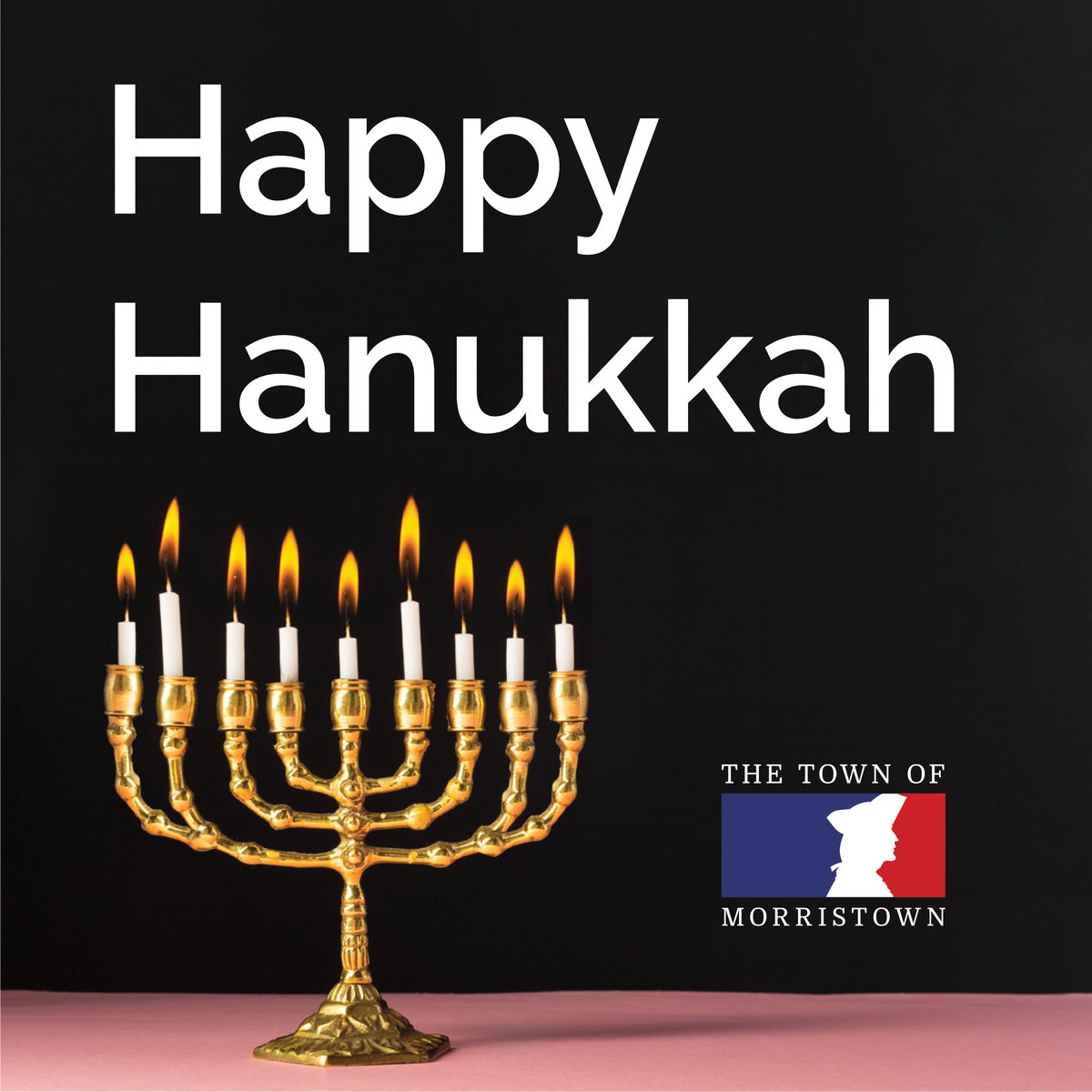 Morristown wishes all who celebrate a safe and healthy Hanukkah! 🕎