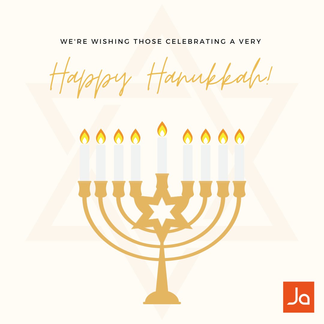 JamesAndrewsRS's tweet photo. We're wishing those in our network celebrating #Hanukkah over the next few days a very happy celebration amongst family and friends! #happyhanukkah #happyholidays #festivaloflights https://t.co/b2mgnfzqoX