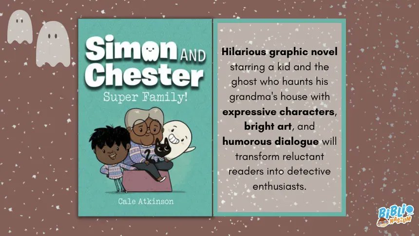 Biblionasium's tweet photo. Check out "Super Family!" The new book from @2dCale's #SimonAndChester series!
@TundraBooks 
#graohicnovels #readingisfun #lovetoread https://t.co/gEaDL7lXob