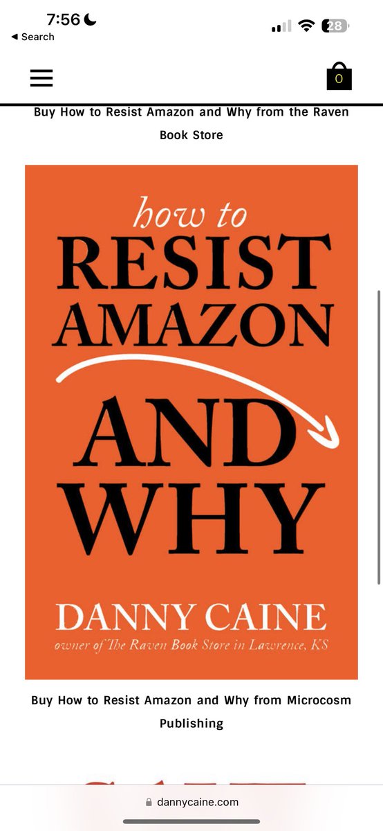 davidlew's tweet photo. Has anyone tried to avoid buying stuff from Amazon? If you try, you’ll see how long Amazon’s tentacles are on the internet. 

I read this book and it opened up my eyes.

We know treat employees like garage but damn that “BUY IT NOW!” button #supportsmallbiz https://t.co/QbMciFCyJm