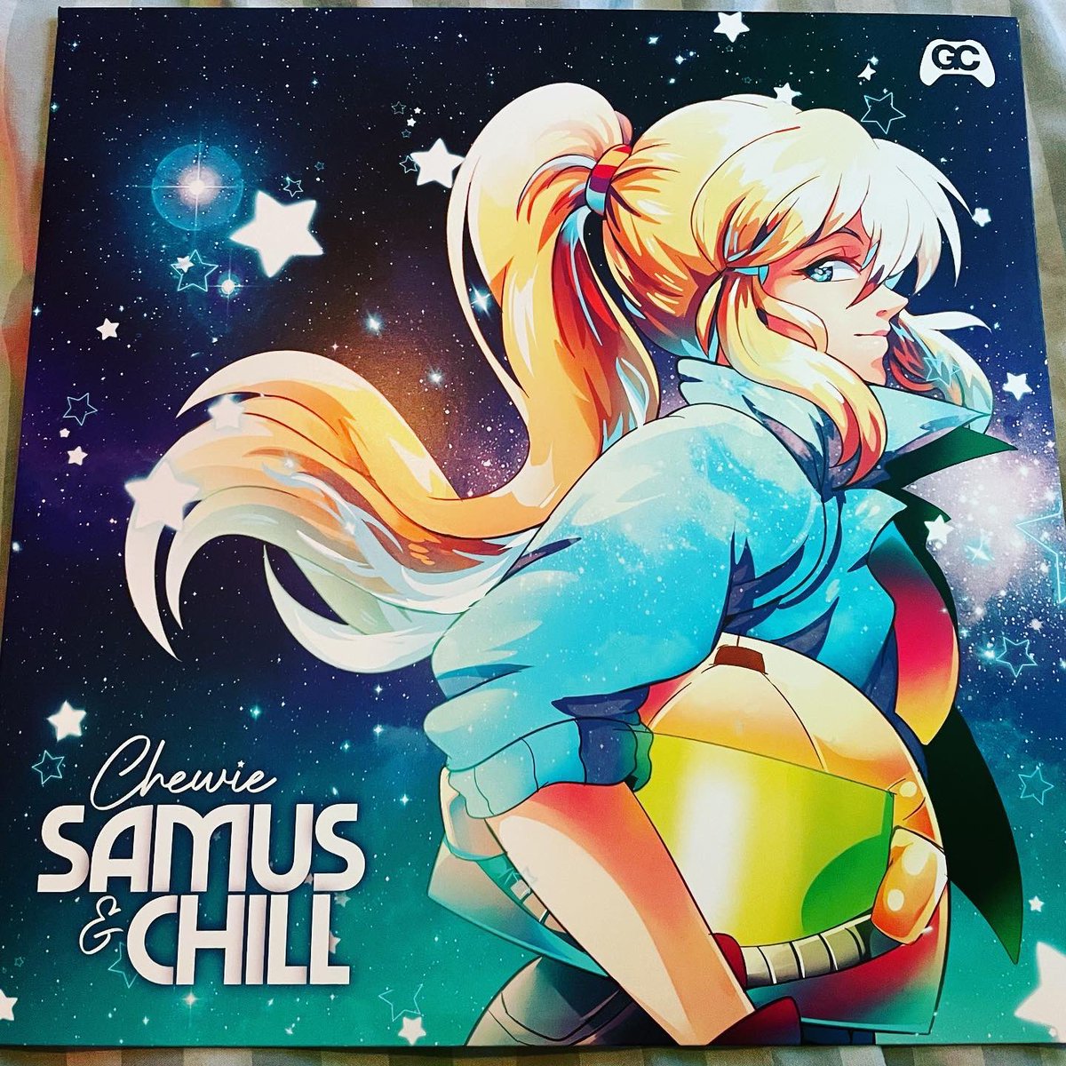 Martaino_1up's tweet photo. Just got back from a weekend in London battling train strikes and icy weather had a good time still but also came home to @GameChops Samus & Chill vinyl ๐๐ซ #Nintendo #gamechops #VINYL #vinylrecords #Metroid #Samus https://t.co/OzTNZ2sRbu