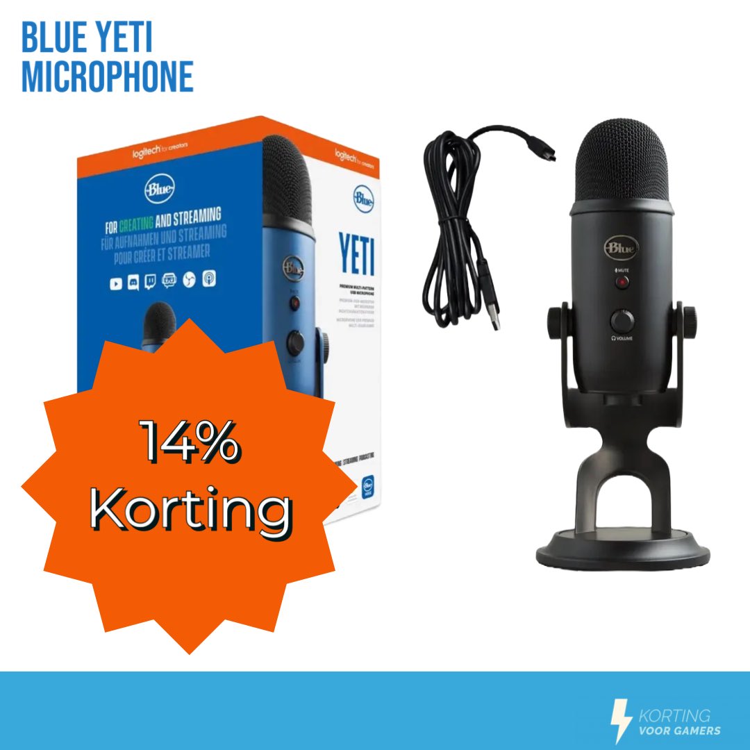 kortingvgamers's tweet photo. Beste korting op een blue yeti microfoon

👉 https://t.co/dIKLDdgsJp

#blueyeti #microfoon #streamer https://t.co/YS6HyLrcq7