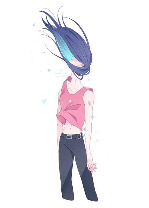 最近ちょっと調子悪くて絵描けてないな…と思いつつプロメアの絵見てたらやっぱ最高だぜ…になったから再掲、顔が見えてないのがやっぱ好きだぜ 