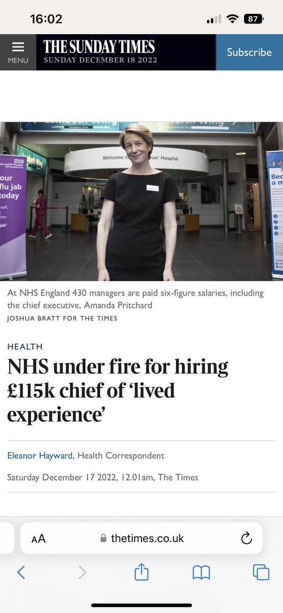 This is really, really upsetting to see. When I saw this role I was so shocked &amp; so pleased to see such an incredible lived experience role being created for the first time. So many other directors are on the same salaries, so frustrating to see the anger at someone w/ lived -