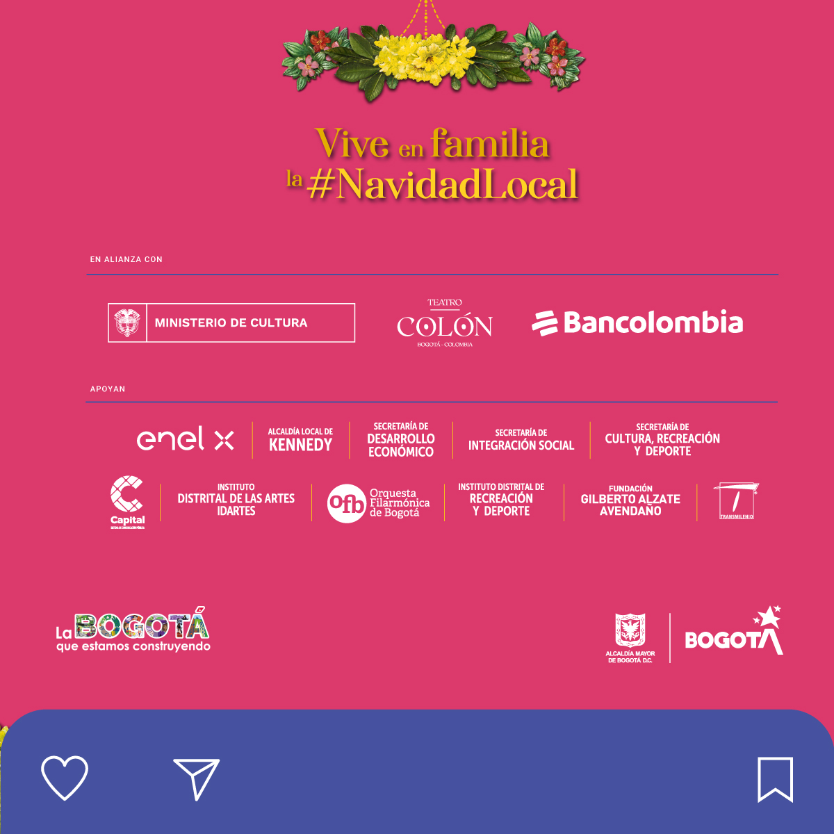 CulturaenBta's tweet photo. cuarteto de cuerdas de la @filarmonibogota, hip hop en vivo con @DianaAvellaMC, show infantil de marionetas con el Baúl de la fantasía, Dj Sonique y @PHONOCLORICA. Además tango, lecturas a viva voz y el Bosque de niebla.

#QuédateConLoMejorDeBogotá 🤩
👉🏼https://t.co/6VhN0eODU1 https://t.co/XrGi2VvVKY
