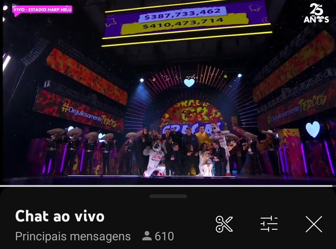 Maria_Clara1605's tweet photo. @LuceroMexico @TeletonMexico @ChobiLanderos VIVA O TELETÓN, QUE EMOÇÃO! Foi muito lindo e emocionante te acompanhar mais um ano nesta celebração tão especial. Você é o coração e a alma do Teletón. Obrigada por ser este ser de luz que faz a diferença na vida de tantas pessoas. Te amo! 💜💛
#LuceroConTeleton 
#25AñosTeletón https://t.co/7vVsZ9v0Gk