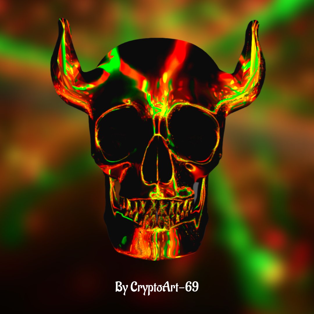 🎁NFT GIVEAWAY🎁 
By CryptoArt-69
Skull #031
Winner 100 x
1) Follow 🔔+ proof
<a href="/Valerio51761271/">CryptoArt-69| Creator of NFT</a>
<a href="/Valerio83632635/">CryptoArt-69| Creator of NFT</a>
2) Like &amp; RT
3) TAG Friends + Drop ETH Wallet!
Picking winners in 18 hours 🚀
#NFT #NFTs #NFTGiveaway #NFTCollection  #NFTartist #nftart #NFTAirdrop #freenft