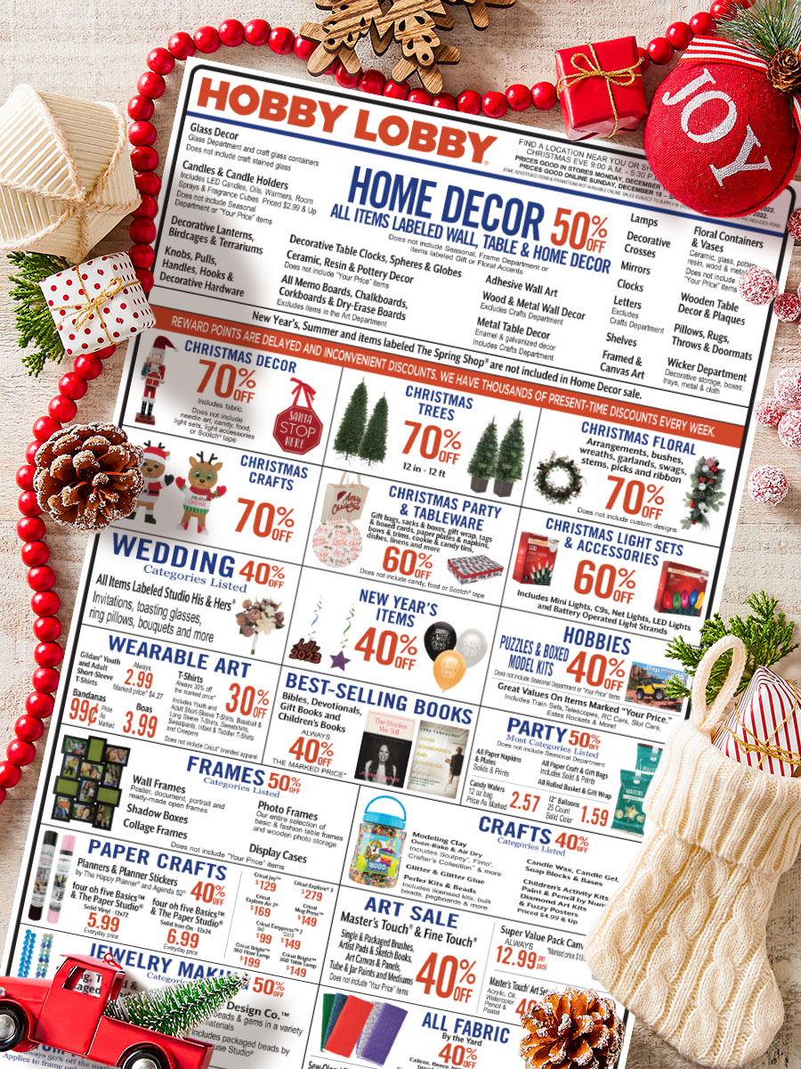 Official Hobby Lobby on Twitter "It's time to wrap up your holiday shopping! We have everything