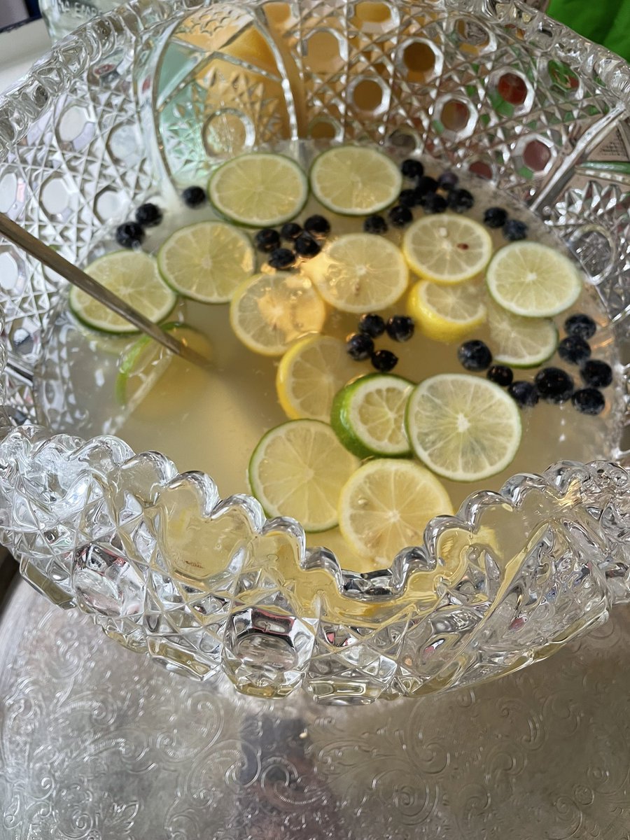 emflowers's tweet photo. My gift to y’all this year, courtesy of the best dog-eared, food-stained cookbook in my house. #juniorleaguecookbook #birmingham #magic #punch https://t.co/LZABuieNGq