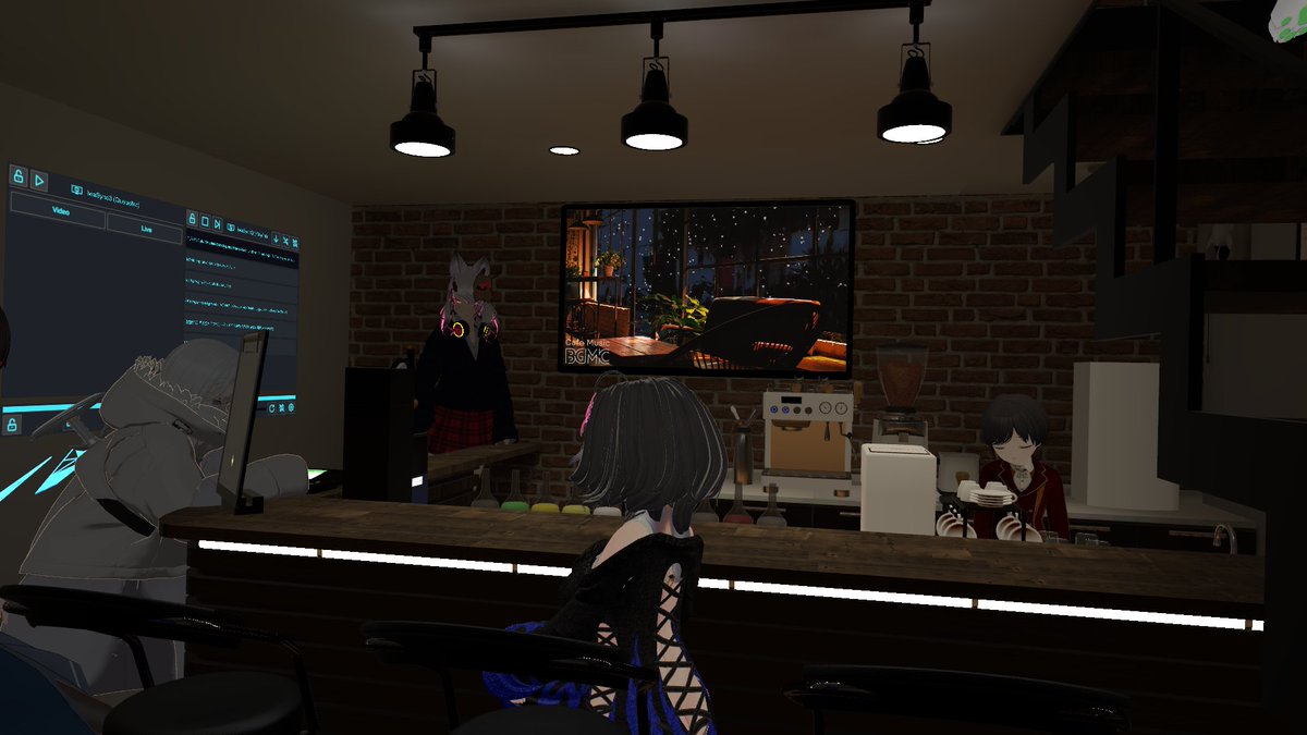 Charlotte202002's tweet photo. 企画に参加したワールド製作者 の皆で、それぞれの作ったワールドを巡って紹介し合ったのです。たのしい...!　多彩な発想が、��びと刺激に満ちています。#OneRoomMaker https://t.co/A6sV3P41Bs