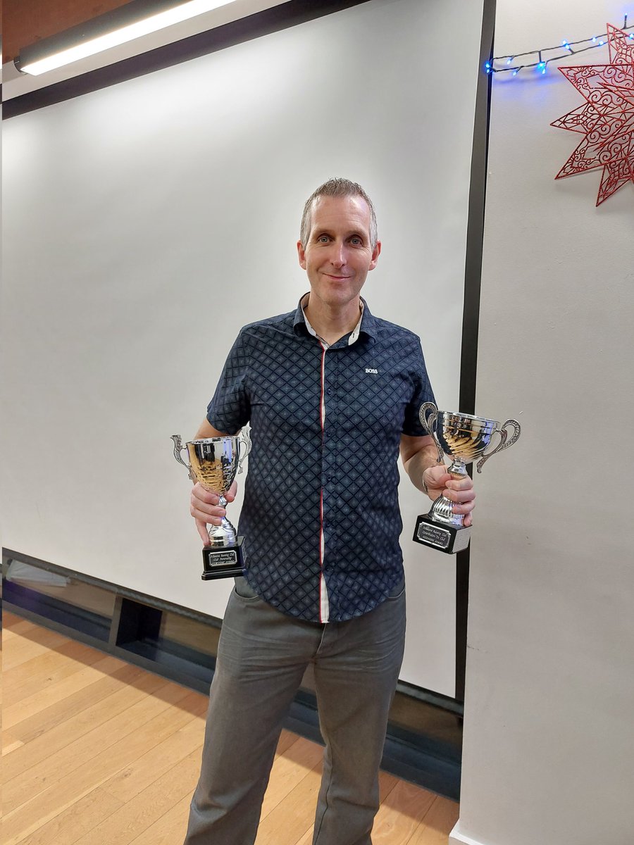 I'm not the best runner out  there so to pick up 2 awards last night at our Clubs do was a real surprise and privilege.