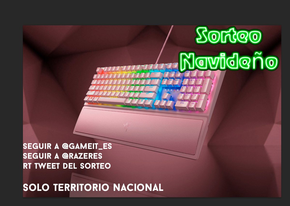 Qué mejor manera de celebrar la Navidad que con un sorteo Navideño? Sigue nuestra cuenta y la de <a href="/RazerES/">R Λ Z Ξ R 🇪🇸</a> y haz RT en este o cualquiera de los tuits del sorteo para participar
Condiciones en gameit.es/sorteo-naviden…