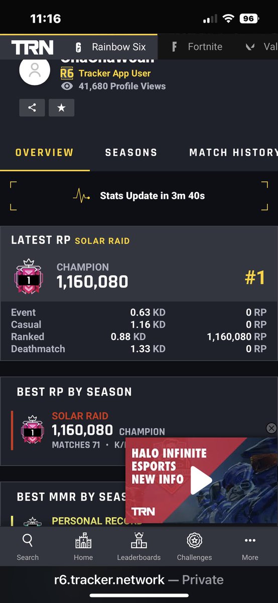 1M MMR? #RainbowSixSiege