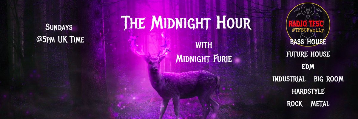 #Furieans Join me 5pm UK today for #TheMidnightHour #Yuletide #Special #RadioShow on @RadioTfsc THE #Furielicious way to celebrate #Yule! @ChatsongMusic @ITHERETWEETER1 @936Arrow @dorner_martina @agency_panic @ManeatGrass @jbordinary @The1Shez @HKalliach @SEODAH @WhiteCrone