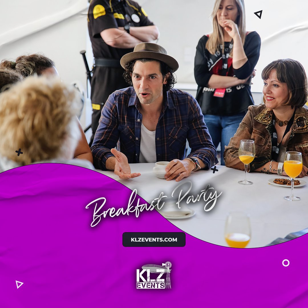 KLZ_Events's tweet photo. Parties in our events will be a Breakfast Party for 100 attendants and will include coffee/tea, something to eat, small Q&A with the guests and special intimate conversation table per table ☕
*For #werewolfcon is an evening Saturday Party 🐺😊
👉🏼 https://t.co/5qrX46ihCF https://t.co/zxm3Y18nK5