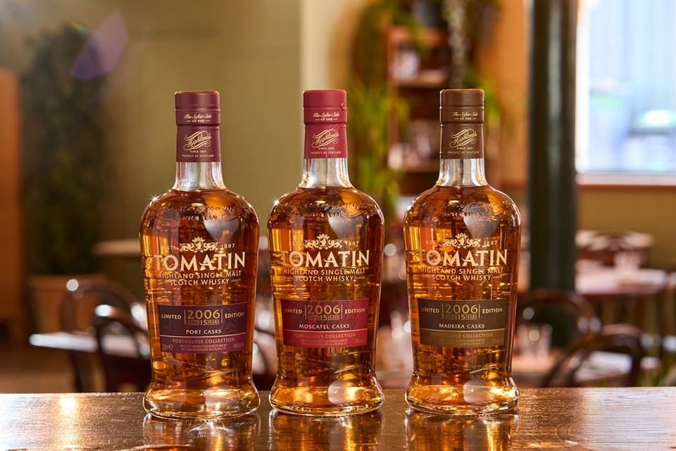 "The Portuguese Collection exhibits the unique influence imparted by different types of Portuguese wine casks in an exceptional showcase."

8 yrs in traditional oak, then put into Portuguese Wine casks for a further 7 years.

bit.ly/3v09uQQ