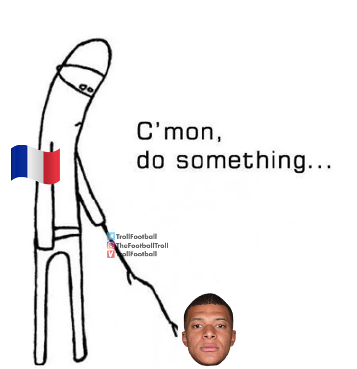 TrollFootball's tweet photo. France fans right now https://t.co/UppxZ4y734
