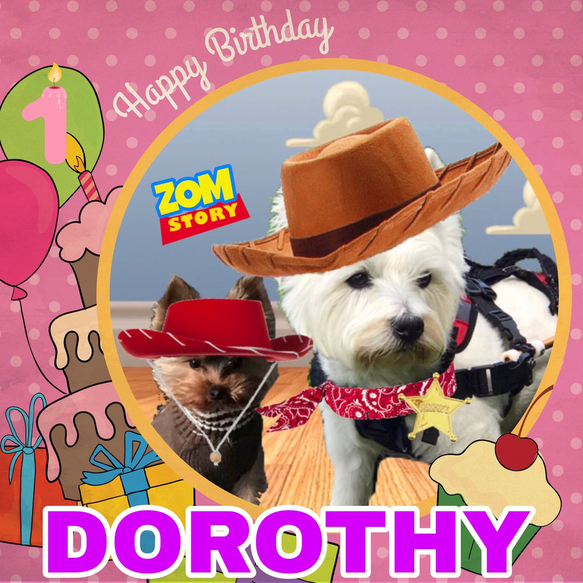 ZombieSquadHQ💖💚🧡💚🩵© (@zombiesquadhq) on Twitter photo 🎂Wishing a 🎁HAPPY 1st BIRTHDAY🎉 to our pawsome pal, DOROTHY from Leada Billy & your ZombieSquad pals. We hope your special day will be full of treats, belly rubs & cayke, soldyer. RaaAAA!
💜🎂🎁🎉
<a href="/PeachesPomPom1/">Wee Dorothy, 🌈Peaches, The Orange Floofy Cloud</a>
<a href="/ZSBirthday/">ZS Birthday🎂🎁🎉</a> #ZSHQ 🎂Wishing a 🎁HAPPY 1st BIRTHDAY🎉 to our pawsome pal, DOROTHY from Leada Billy & your ZombieSquad pals. We hope your special day will be full of treats, belly rubs & cayke, soldyer. RaaAAA!
💜🎂🎁🎉
<a href="/PeachesPomPom1/">Wee Dorothy, 🌈Peaches, The Orange Floofy Cloud</a>
<a href="/ZSBirthday/">ZS Birthday🎂🎁🎉</a> #ZSHQ