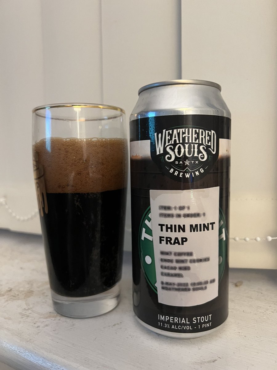 BadgerKub's tweet photo. Just like a Girl Scout cookie #beer #ImpStout #beerme https://t.co/EhSme6Ob2R