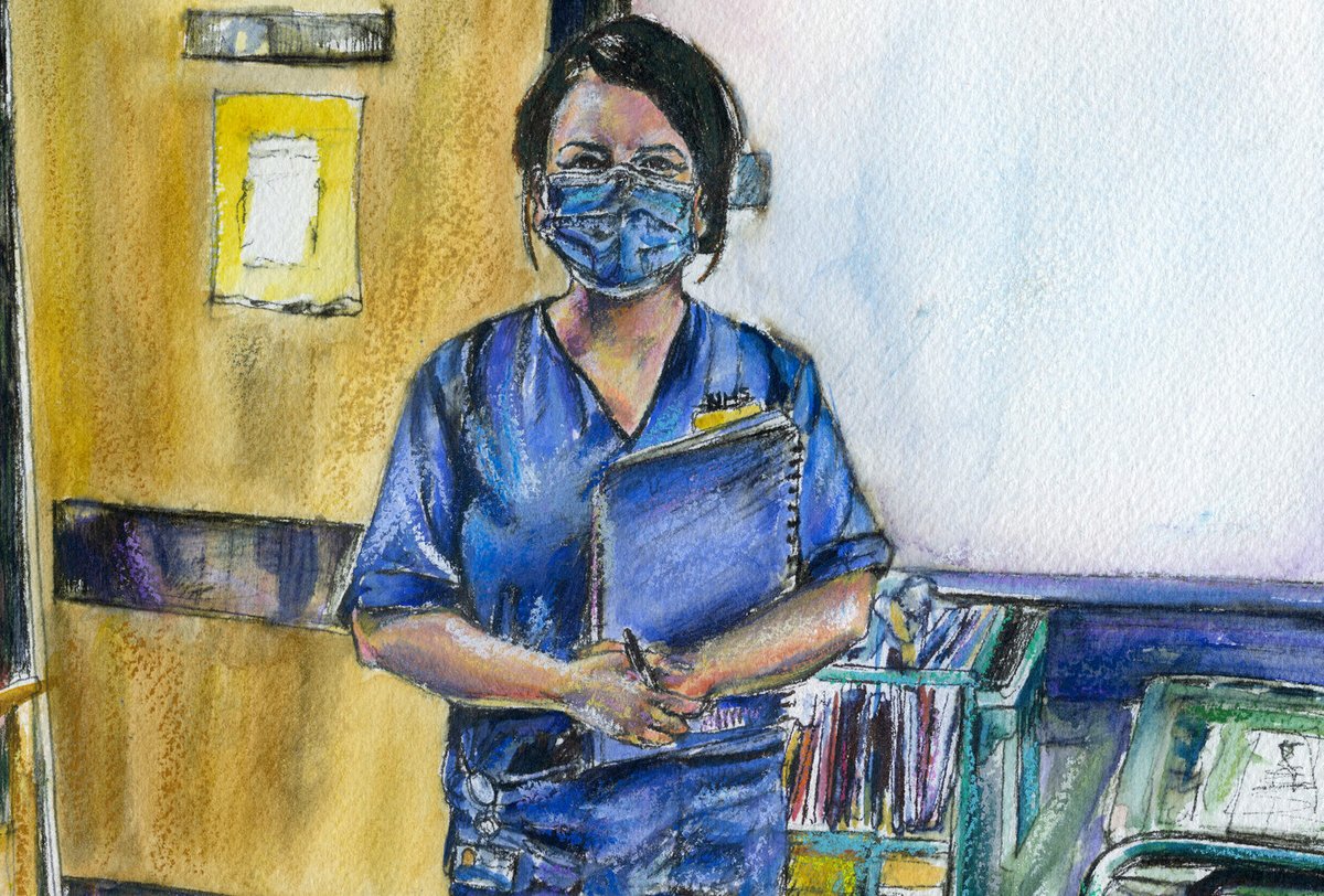 Sunday_Post's tweet photo. Jan Patience: Artist Gilly McLaren is on a mission to honour NHS heroes https://t.co/nau6dZeGf5 @JanPatience https://t.co/O9lwULycEa
