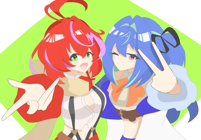 #茜音色に染まれ #ネモたーとあかネモは至高 