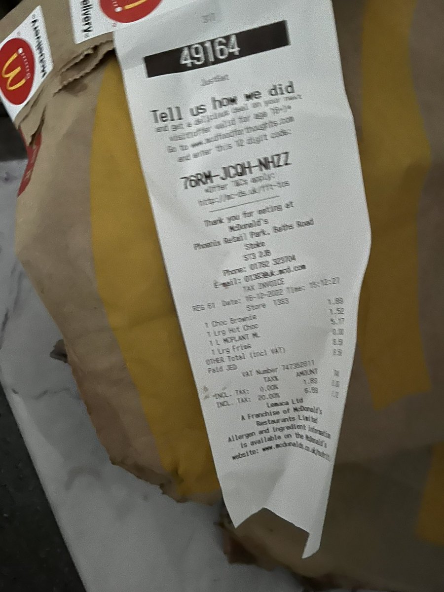 Jake_M_Burton's tweet photo. @JustEatUK first picture is what I ordered. The following 3 images are what I received. Clearly nothing like what I ordered and the hot chocolate was non existent just a soggy bag and food covered.your customer service says im not due a refund. Please explain, im she £19.99 back! https://t.co/XsXFJJGZnw