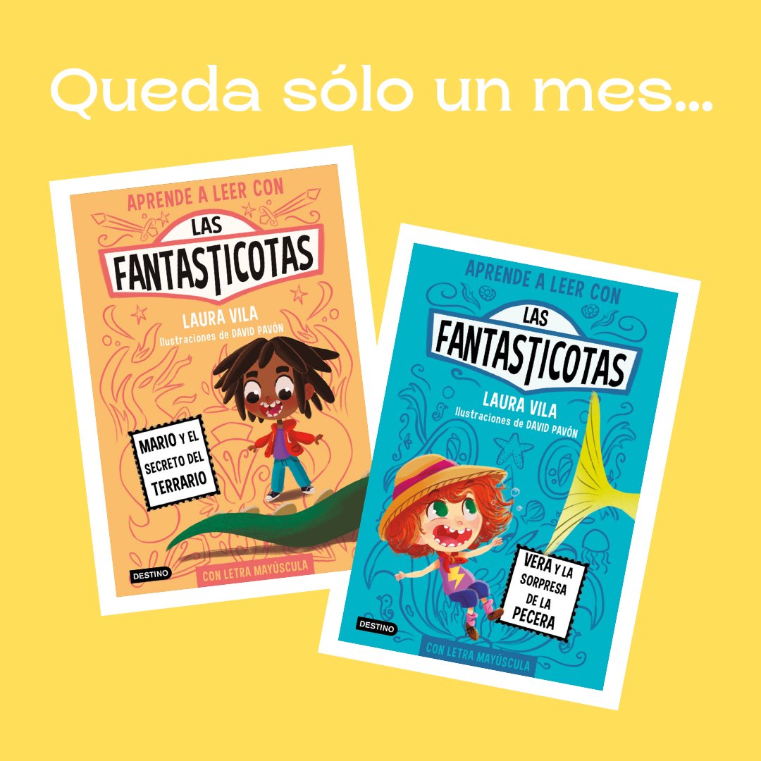 SrtaPecera's tweet photo. Amiguis, me he estado aguantando mucho tiempo el poder contaros esta gran noticia: el 18 de enero conoceréis a las #Fantasticotas, una nueva colección para aprender a leer, con letras mayúsculas y muy grandes, texto rimado y muchas aventuras. 
Os cuento más...🧵⬇️ https://t.co/mpGgAOojU6