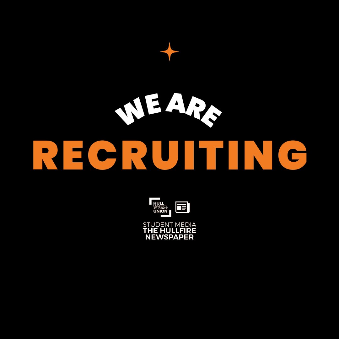 TheHullfire's tweet photo. WE ARE RECRUITING!

Love writing? Passionate about music, art, politics, sport, film…? Want to gain industry specific experience and see your articles in print? 

Become part of our wonderful team we’d love to have you! 😊

DM us to find out more and get involved. ✉️ https://t.co/U1AlBNOjJ1