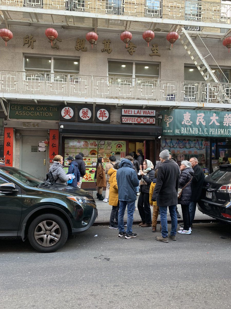 Chinatown this morning!! Sunny but cold.