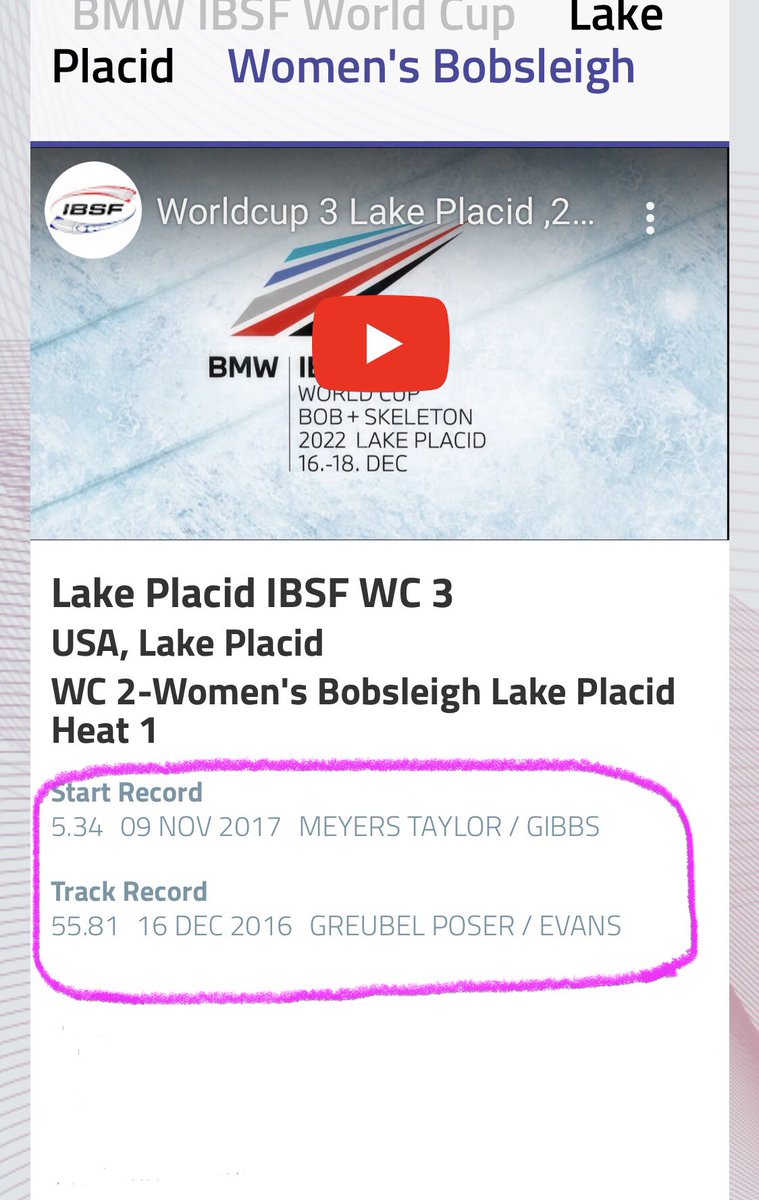 Lake Placid World Cup:
📍<a href="/JamieGreubel/">Jamie Greubel Poser</a> &amp; <a href="/AjaLEvans/">Aja Evans</a> still hold Track Record;
📍<a href="/eamslider24/">Elana Meyers Taylor OLY</a> &amp; <a href="/lagibbs84/">Lauren Gibbs (She/Her)</a> still hold Start Record.
2 of the best pilots &amp; brakewomen to ever compete in #Bobsled, but their legacy will always hold strong!
🚄💨💥🇺🇸💪🏆
<a href="/IBSFsliding/">IBSF</a> <a href="/TeamUSA/">Team USA</a> <a href="/USABS/">USA Bobsled Skeleton</a>