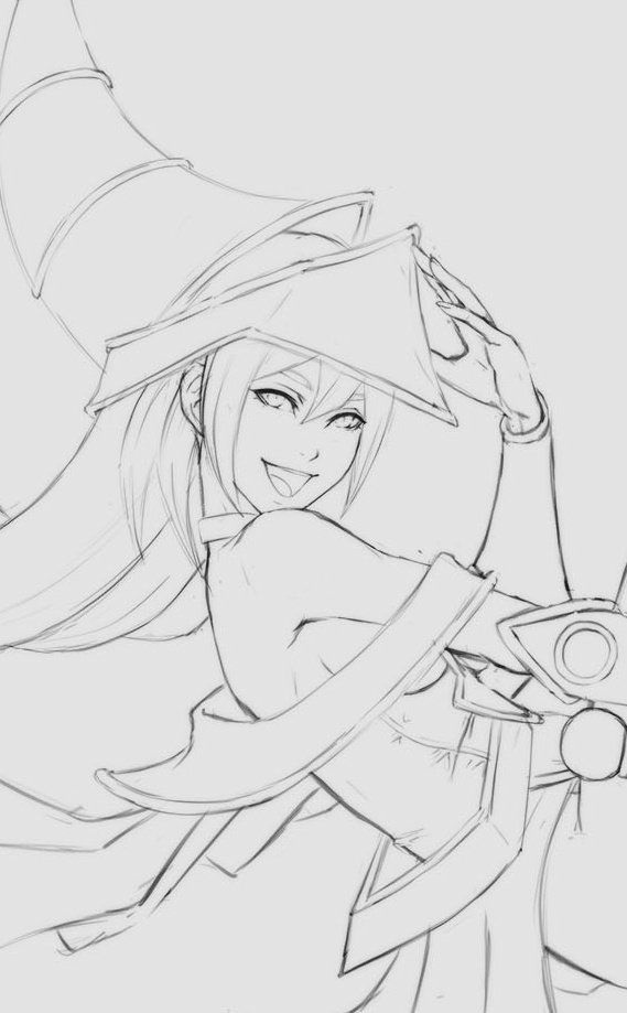 New sketch wip, feeling 
✨️nostalgic✨️ #YuGiOh 