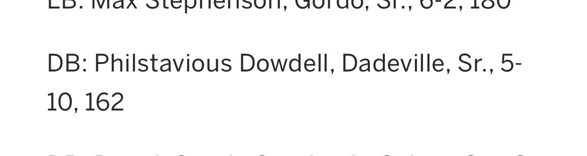Philstavious Dowdell (@philstavious) on Twitter photo Blessed to be First team All State DB🙏🏾! <a href="/Coach_Treal/">Antreal Allen</a> <a href="/HallTechSports1/">Hall-Tech Sports</a> <a href="/PrepRedzoneAL/">Prep Redzone Alabama</a> <a href="/AdamT_16/">Adam Turner</a> <a href="/DexPreps/">DexPreps</a> <a href="/AL_Recruiting/">AL Recruiting</a> <a href="/YellowhammerFB/">Yellowhammer Football</a> <a href="/henryzimmer/">Henry Zimmer</a> Blessed to be First team All State DB🙏🏾! <a href="/Coach_Treal/">Antreal Allen</a> <a href="/HallTechSports1/">Hall-Tech Sports</a> <a href="/PrepRedzoneAL/">Prep Redzone Alabama</a> <a href="/AdamT_16/">Adam Turner</a> <a href="/DexPreps/">DexPreps</a> <a href="/AL_Recruiting/">AL Recruiting</a> <a href="/YellowhammerFB/">Yellowhammer Football</a> <a href="/henryzimmer/">Henry Zimmer</a>