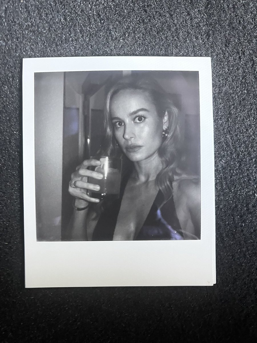 A black dress and Polaroid kind of night