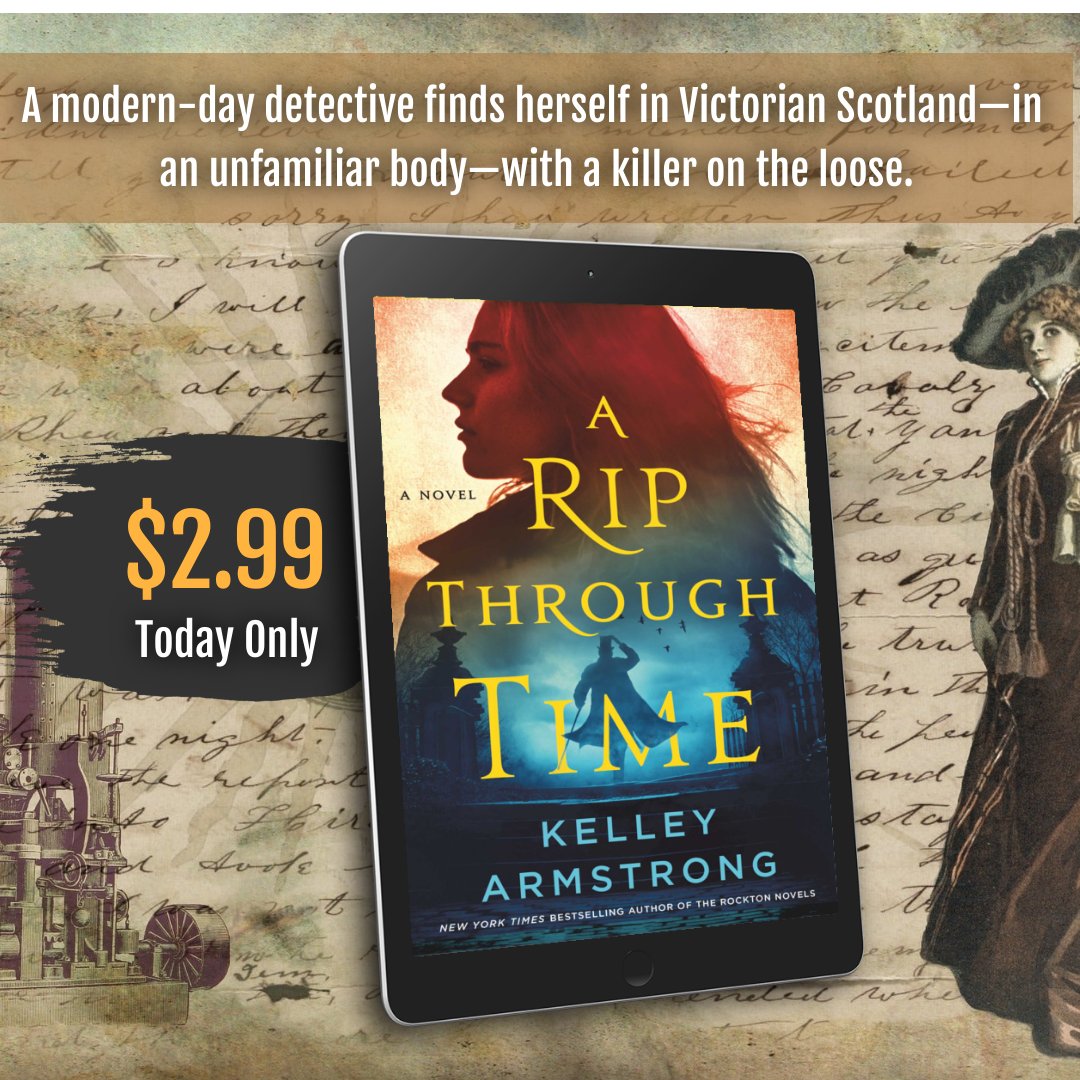 Amazon has their 2022 Editor's Picks on sale today only, and A Rip Through Time is one of them! The publisher has price matched at other North American vendors, so if you're in the US or Canada, you should be able to pick up the ebook for $2.99 today. kelleyarmstrong.com/book/a-rip-thr…