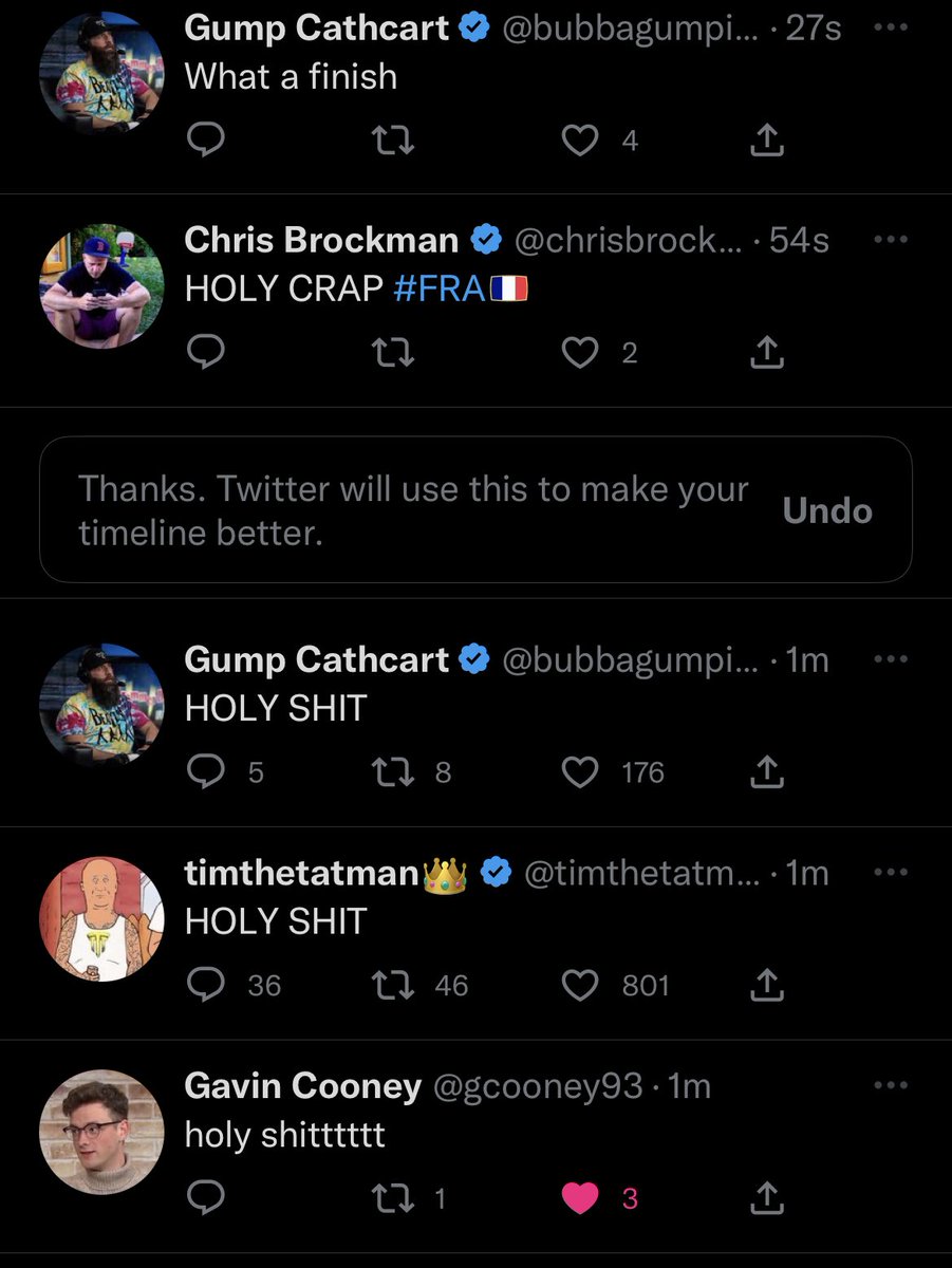 A collective Holy Shit from around the world