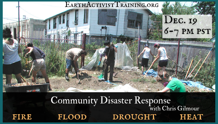 DeaneryNS's tweet photo. FREE - DEANERY AFFILIATE CLASS
Earth Activist instructors Chris Gilmour &amp; Charles Williams explore preparing for &amp; responding to disaster.
REGISTER: https://t.co/CsUgLIC1CT
Date &amp; Time: Mon, Dec 19, 6-7 pm PDT
Location: Virtual
Free, but you must register to join. https://t.co/QVMe7MZbWt