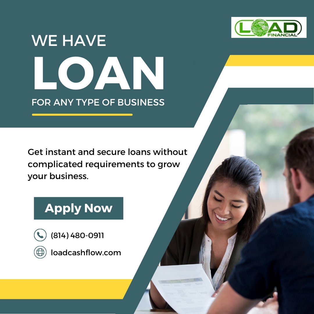 loadfinancial_'s tweet photo. We can provide a #loan for any type of business. We have a wide variety of loans available, so you can find the perfect one for your business.
Contact us today to get started
Visit: https://t.co/c9Z7wsOFSc
#loadfinancial #businessloans #businessfinance #money #finance https://t.co/72HBzmCpcy